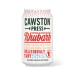 Rhubarb Sparkling Soda Without Sweeteners