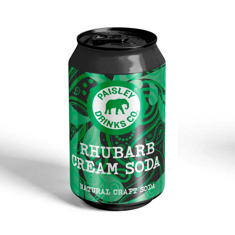 Rhubarb Cream Soda - No artificial sweeteners Rhubarb Cream Soda - No artificial sweeteners